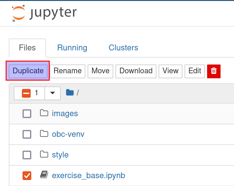 jupyter duplicate